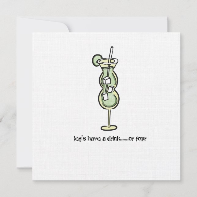 happy hour Invitation (Front)