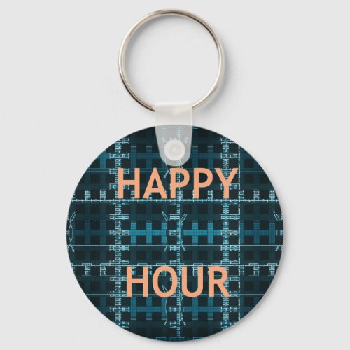 Happy Hour Keychain