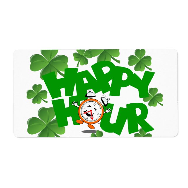 Happy hour label (Front)