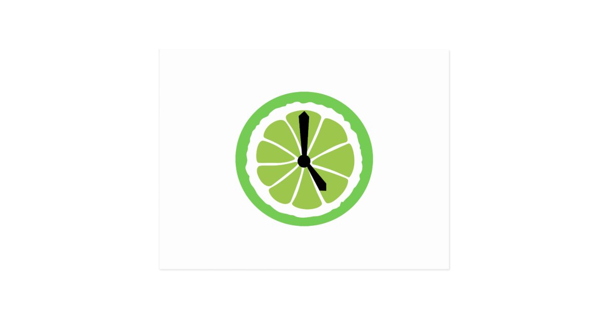 Happy Hour Lime Postcard