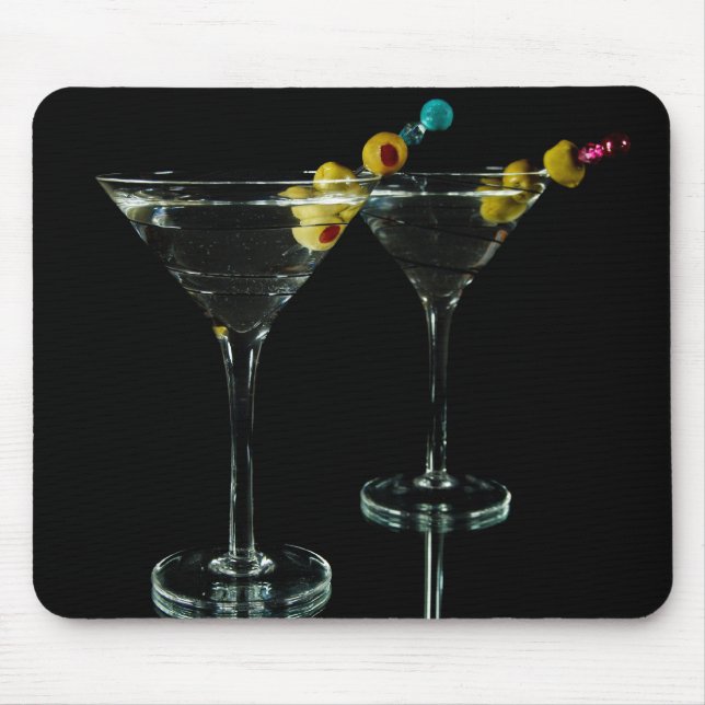 Happy Hour Martinis Mouse Pad (Front)