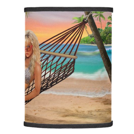 Happy Hour on the Beach Lamp Shade (Right)