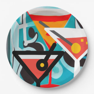 Happy Hour Paper Plates