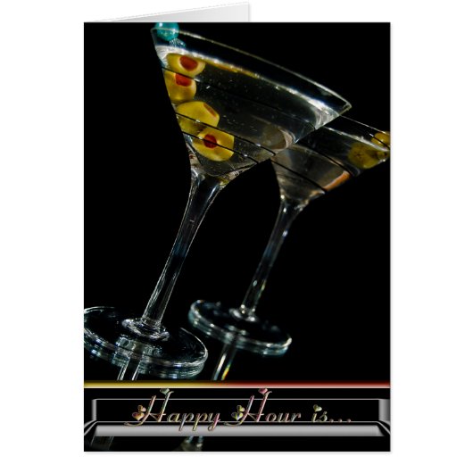 Happy Hour With You Cards (Front)