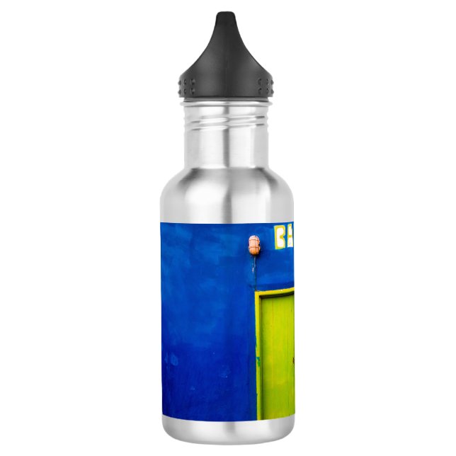 Happy hours stainless steel water bottle (Left)