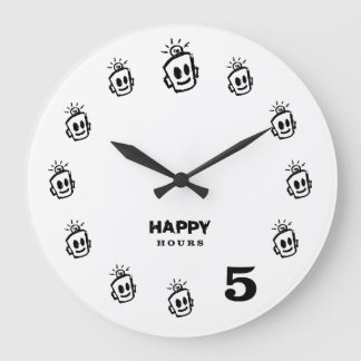 HAPPY Hours Wall Clock