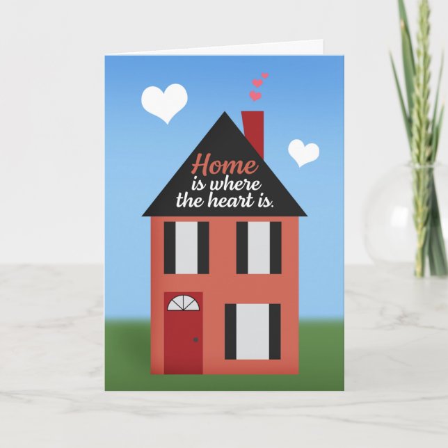 Happy House Anniversary From Real Estate Agent Holiday Card (Front)