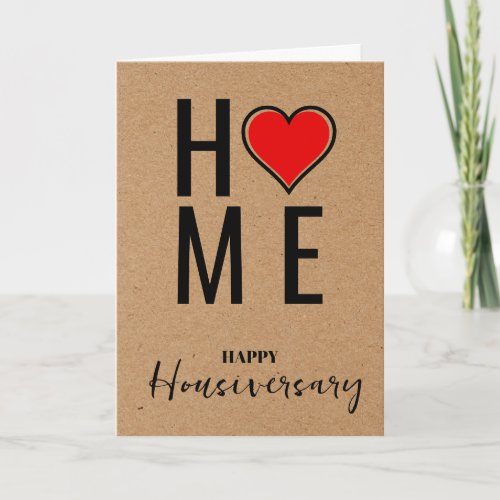 Happy house anniversary housiversary referral card