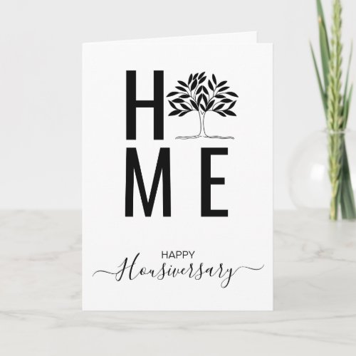 Happy house anniversary housiversary referral card