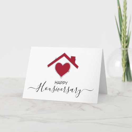 Happy house anniversary housiversary referral card