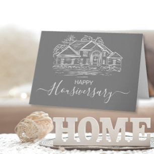 Happy house anniversary housiversary referral card