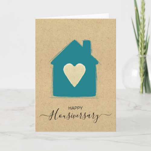 Happy house anniversary housiversary referral card