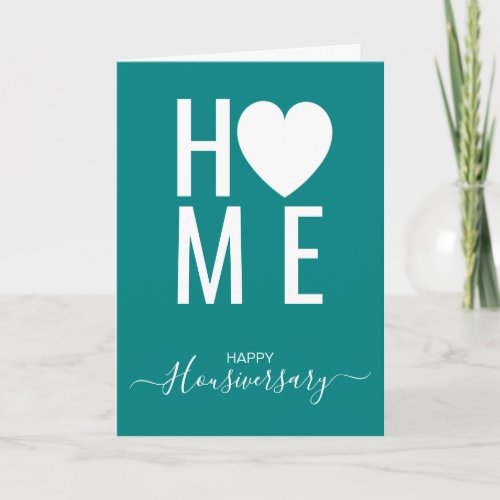 Happy house anniversary housiversary referral card