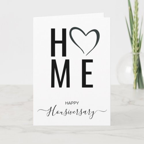 Happy house anniversary housiversary referral card