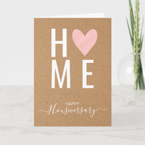 Happy house anniversary housiversary referral card