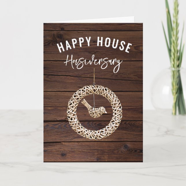 Happy House Anniversary Referral Card –  (Front)