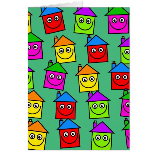 Happy House Wallpaper Cards (Front)