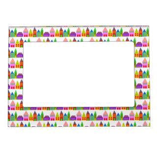 happy houses photo picture frame