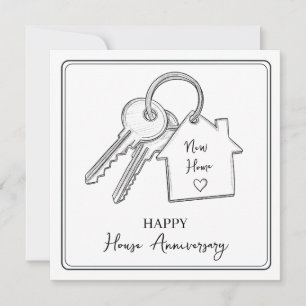 Happy Housiversary House Anniversary Celebration Card