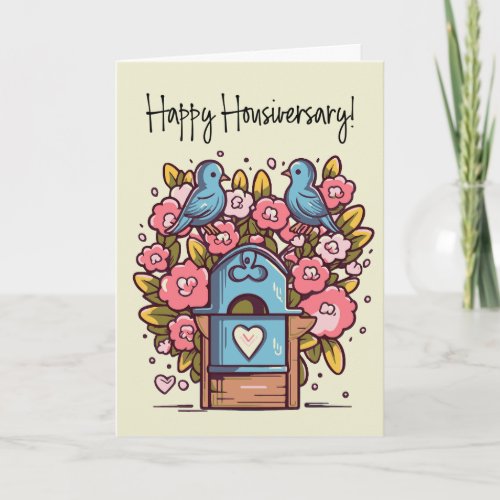 Happy Housiversary Mailbox Home Anniversary Card