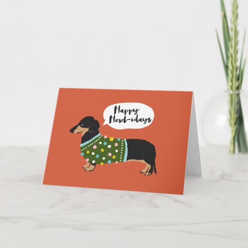 Happy Howl_idays Holiday Card