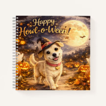 Happy Howl-o-Ween Cute Dog Halloween Design