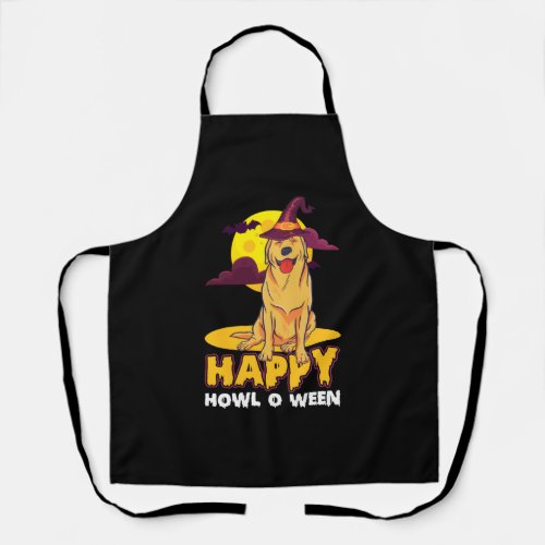 Happy Howl_O_Ween Happy Halloween Apron