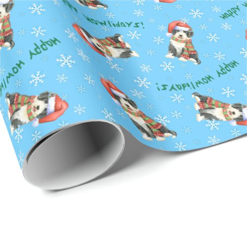 Happy Howliday Beardie Wrapping Paper