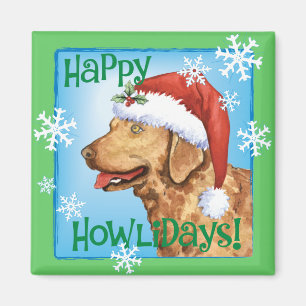 Happy Howliday Chessie Magnet