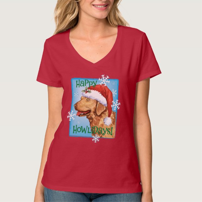 Happy Howliday Chessie T-Shirt (Front)