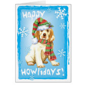 Happy Howliday Clumber Spaniel (Front)