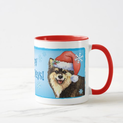 Happy Howliday Finnish Lapphund Mug