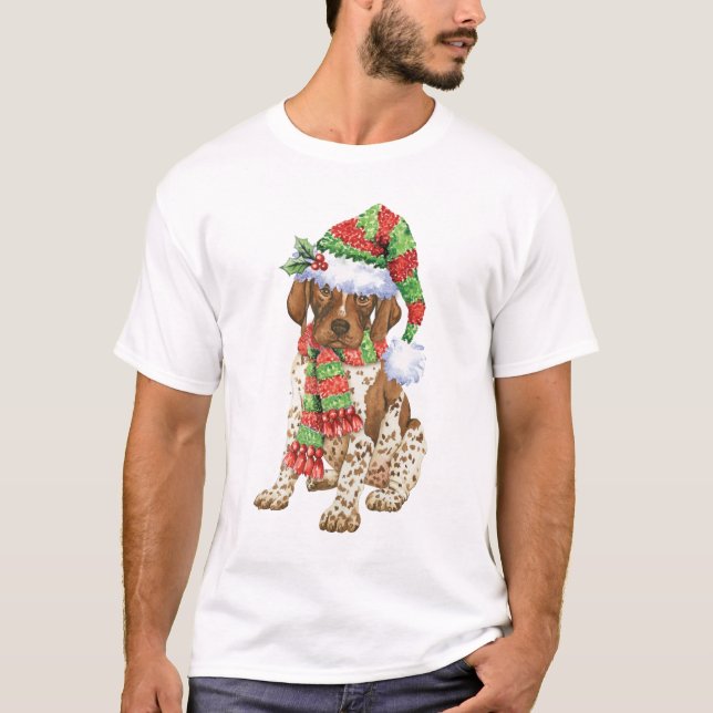 Happy Howliday GSP T-Shirt (Front)
