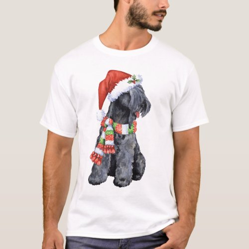 Happy Howliday Kerry Blue Terrier T_Shirt