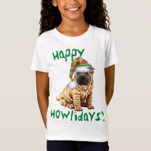 Happy Howliday Shar-Pei T-Shirt