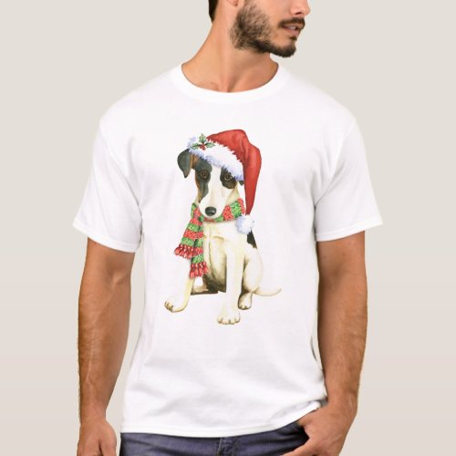 Happy Howliday Smooth Fox Terrier T_Shirt