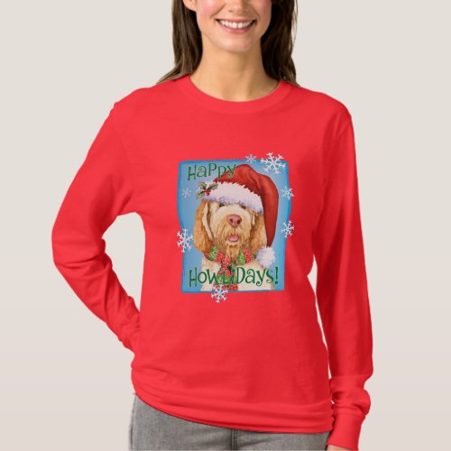 Happy Howliday Spinone Italiano T_Shirt