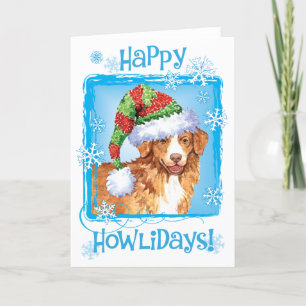 Happy Howliday Toller Holiday Card