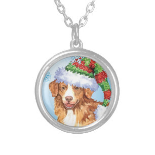 Happy Howliday Toller Silver Plated Necklace
