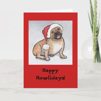 Happy Howlidays 2 Holiday Card