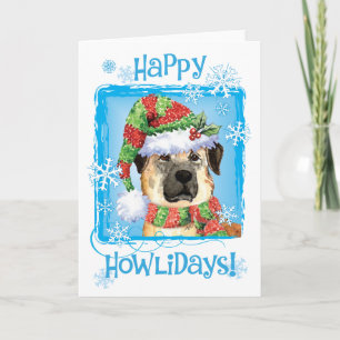 Happy Howlidays Anatolian Shepherd Holiday Card