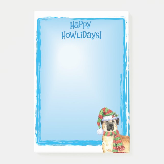 Happy Howlidays Anatolian Shepherd Notes (Front)