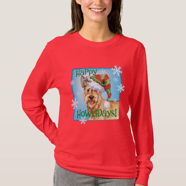 Happy Howlidays Berger Picard T-Shirt (Front)