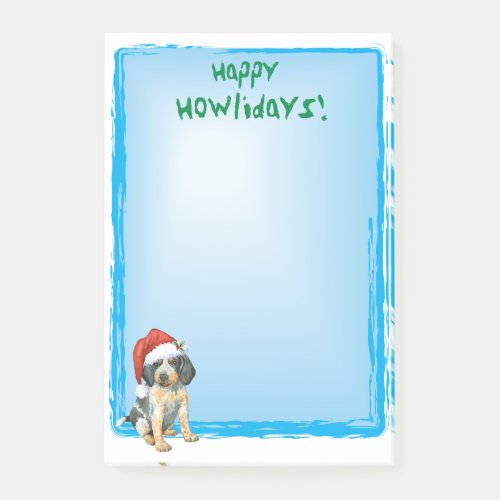 Happy Howlidays Bluetick Post_it Notes