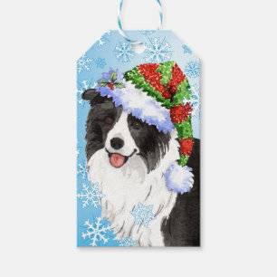 Happy Howlidays Border Collie Gift Tags
