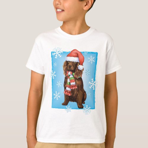 Happy Howlidays Boykin Spaniel T_Shirt