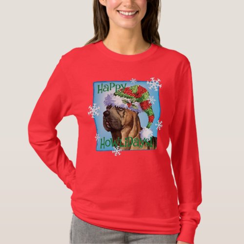 Happy Howlidays Cane Corso T_Shirt