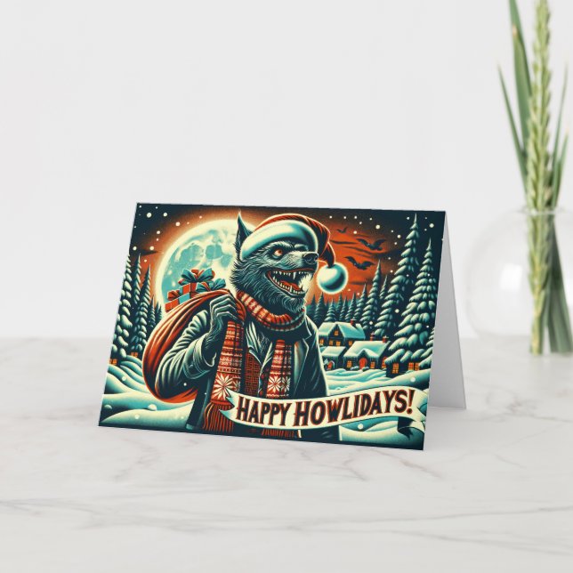 Happy Howlidays Card (Front)