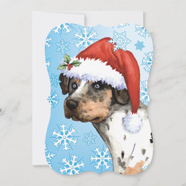 Happy Howlidays Catahoula Holiday Card (Front)