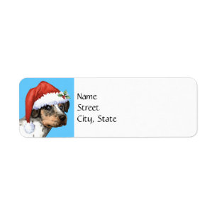 Happy Howlidays Catahoula Label